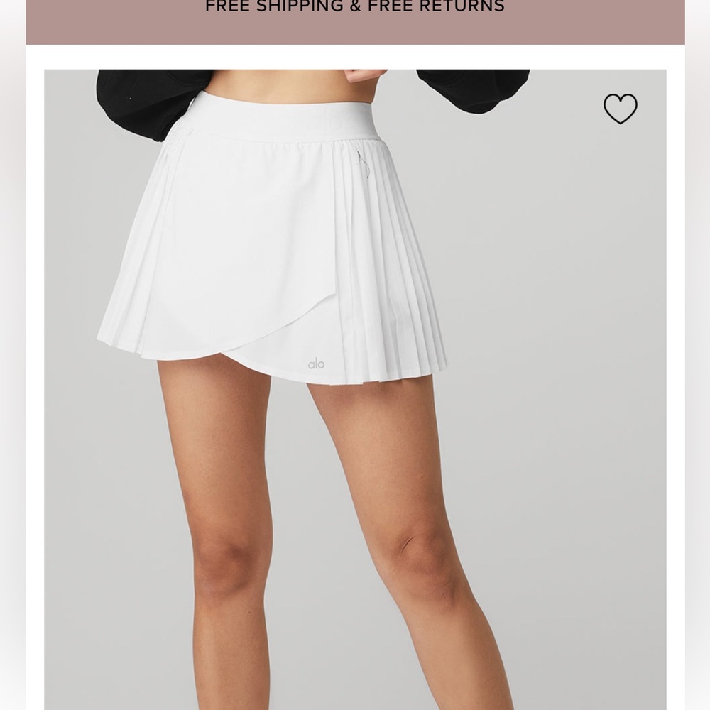 ALO Yoga aces tennis skirt